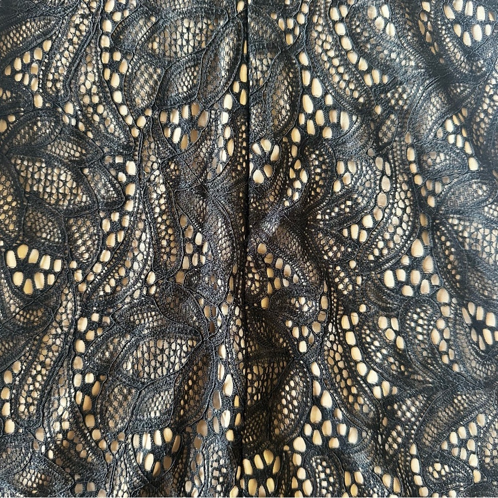 Bardot Theodora Dress Black Lace Mini Size 6 / Small - Picture 5 of 12